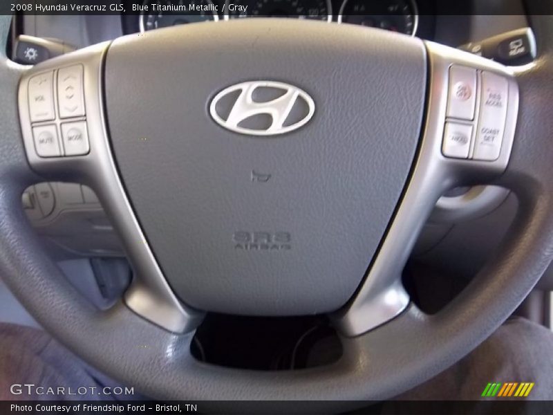 Blue Titanium Metallic / Gray 2008 Hyundai Veracruz GLS