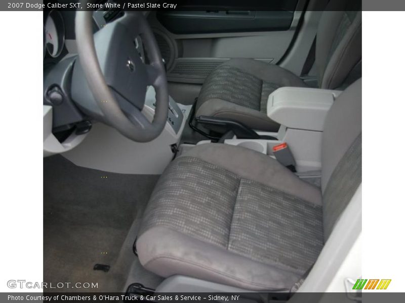 Stone White / Pastel Slate Gray 2007 Dodge Caliber SXT