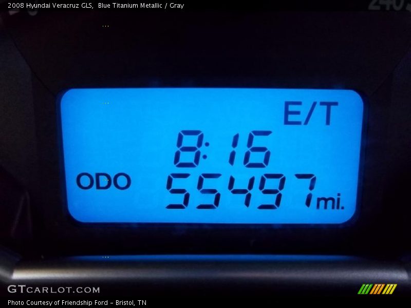 Blue Titanium Metallic / Gray 2008 Hyundai Veracruz GLS