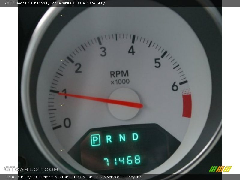 Stone White / Pastel Slate Gray 2007 Dodge Caliber SXT