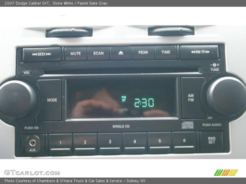 Stone White / Pastel Slate Gray 2007 Dodge Caliber SXT