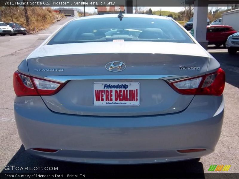 Iridescent Silver Blue Metallic / Gray 2011 Hyundai Sonata GLS