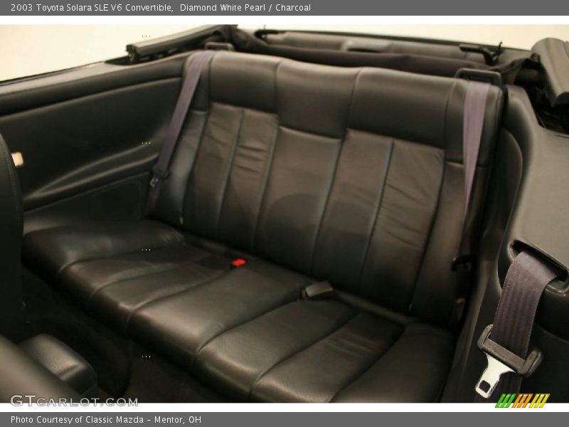 Diamond White Pearl / Charcoal 2003 Toyota Solara SLE V6 Convertible