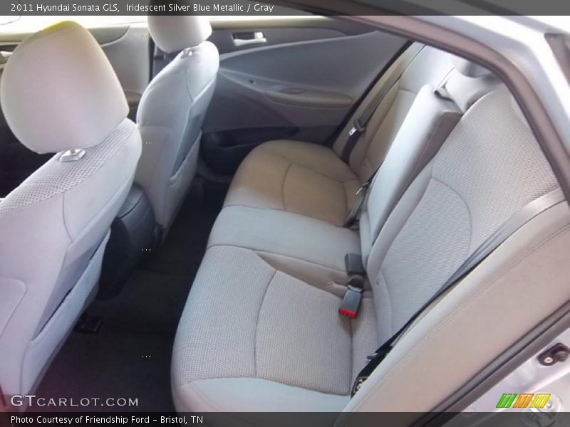 Iridescent Silver Blue Metallic / Gray 2011 Hyundai Sonata GLS