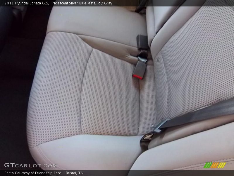 Iridescent Silver Blue Metallic / Gray 2011 Hyundai Sonata GLS