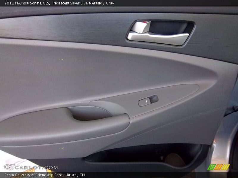Iridescent Silver Blue Metallic / Gray 2011 Hyundai Sonata GLS