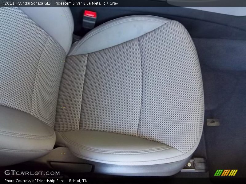 Iridescent Silver Blue Metallic / Gray 2011 Hyundai Sonata GLS