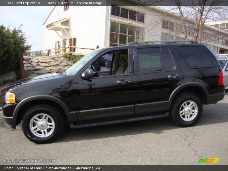Black / Medium Parchment Beige 2003 Ford Explorer XLT