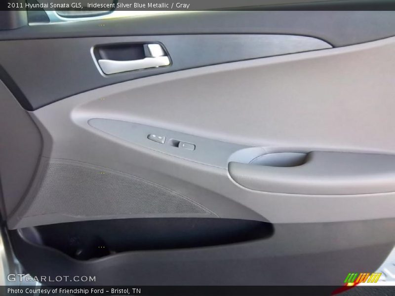 Iridescent Silver Blue Metallic / Gray 2011 Hyundai Sonata GLS