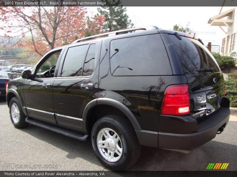 Black / Medium Parchment Beige 2003 Ford Explorer XLT