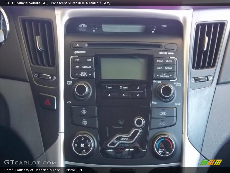 Iridescent Silver Blue Metallic / Gray 2011 Hyundai Sonata GLS