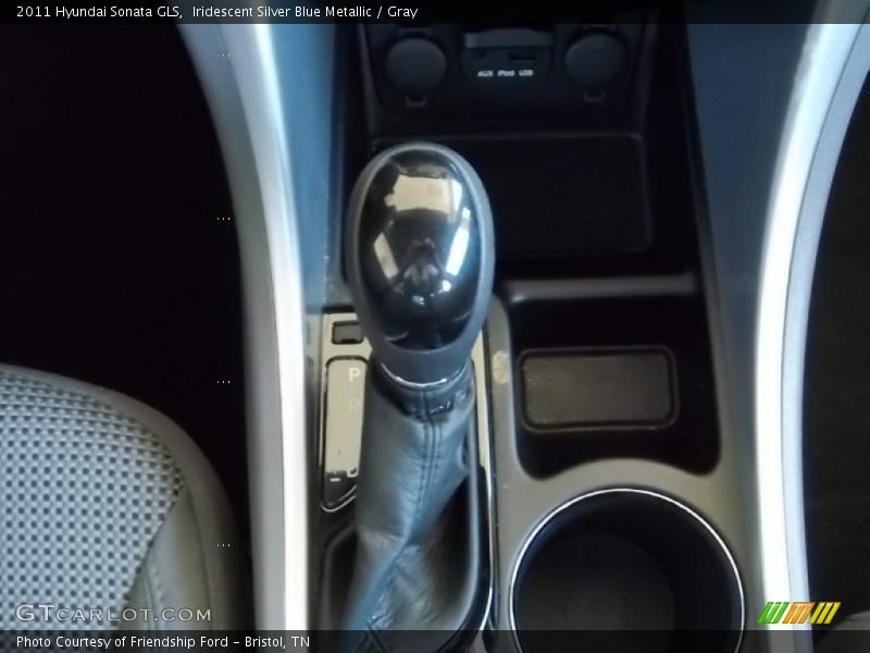 Iridescent Silver Blue Metallic / Gray 2011 Hyundai Sonata GLS