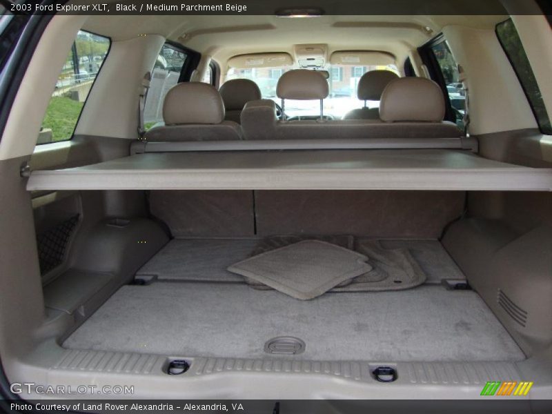 Black / Medium Parchment Beige 2003 Ford Explorer XLT