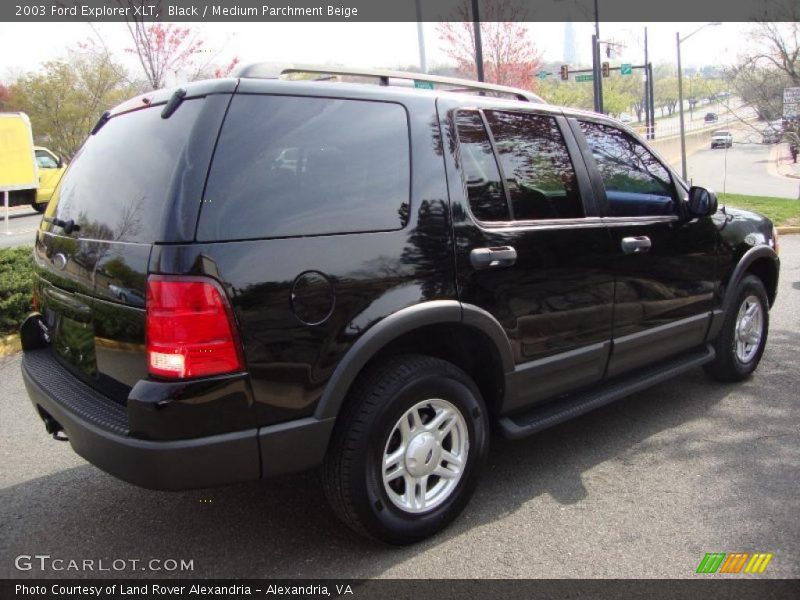 Black / Medium Parchment Beige 2003 Ford Explorer XLT