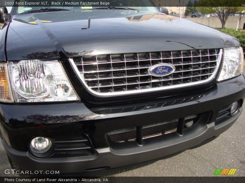 Black / Medium Parchment Beige 2003 Ford Explorer XLT