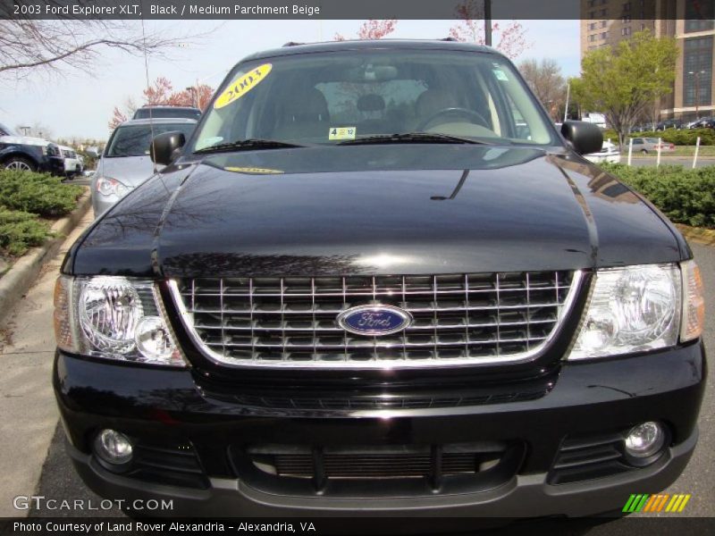 Black / Medium Parchment Beige 2003 Ford Explorer XLT