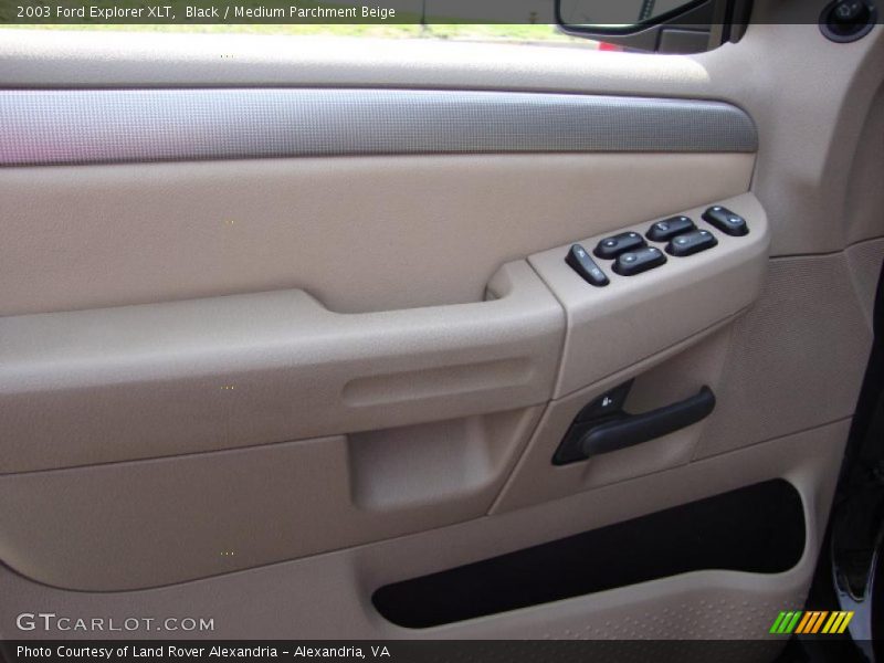 Black / Medium Parchment Beige 2003 Ford Explorer XLT