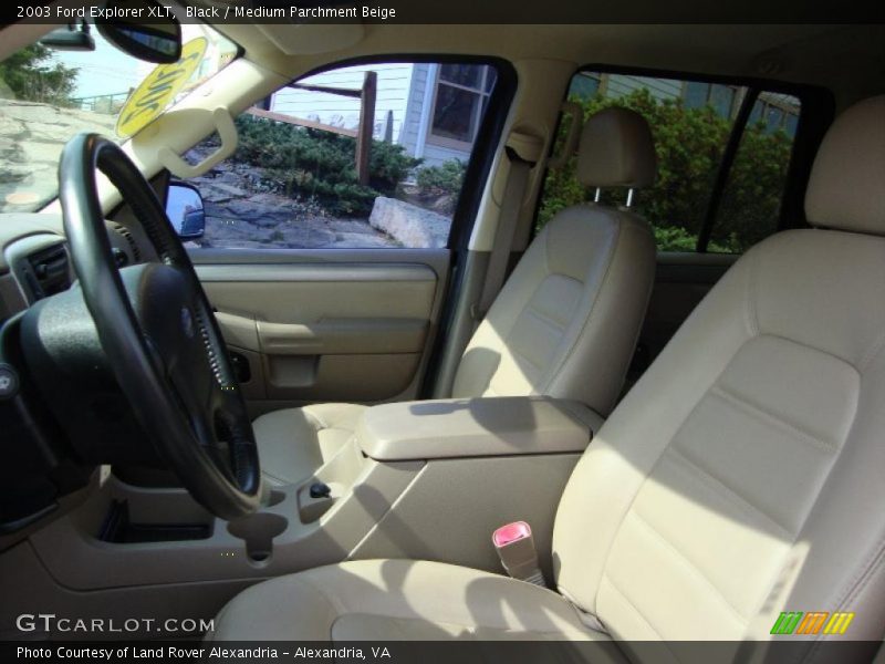 Black / Medium Parchment Beige 2003 Ford Explorer XLT