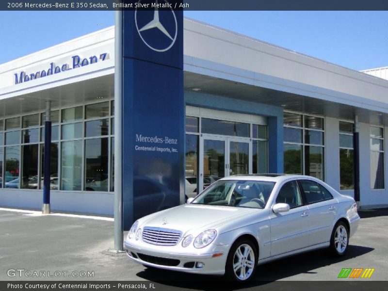 Brilliant Silver Metallic / Ash 2006 Mercedes-Benz E 350 Sedan