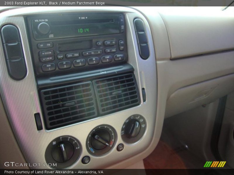 Black / Medium Parchment Beige 2003 Ford Explorer XLT