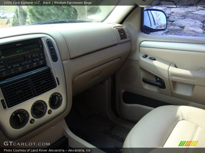 Black / Medium Parchment Beige 2003 Ford Explorer XLT