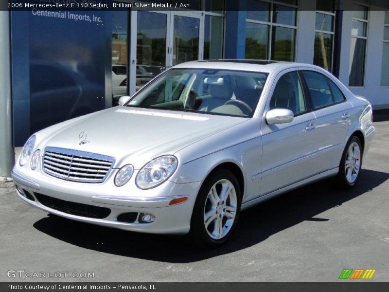Brilliant Silver Metallic / Ash 2006 Mercedes-Benz E 350 Sedan