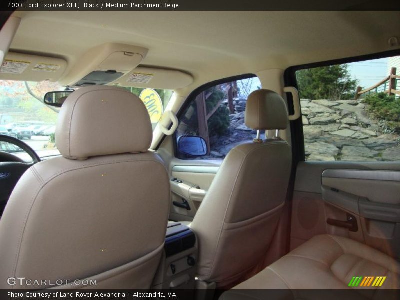 Black / Medium Parchment Beige 2003 Ford Explorer XLT