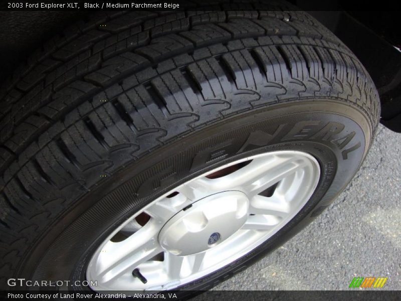 Black / Medium Parchment Beige 2003 Ford Explorer XLT