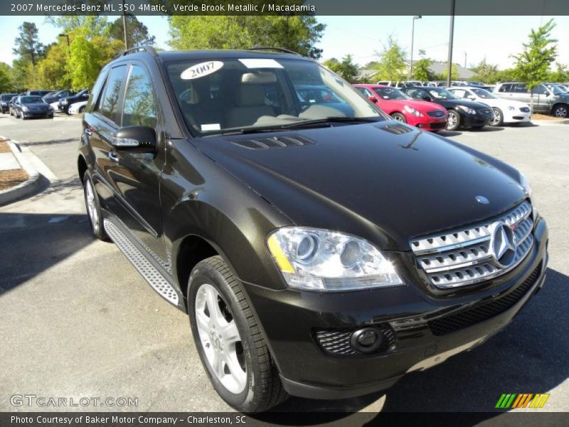 Verde Brook Metallic / Macadamia 2007 Mercedes-Benz ML 350 4Matic