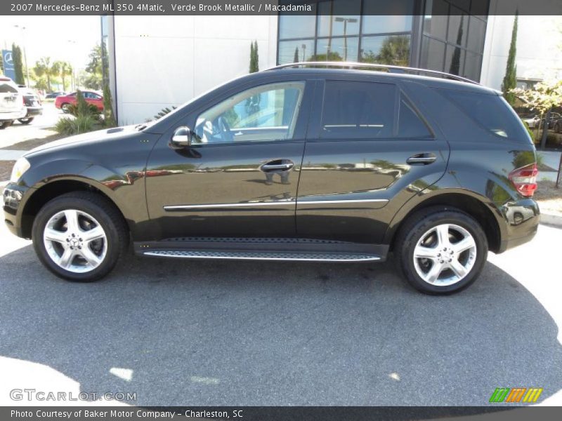 Verde Brook Metallic / Macadamia 2007 Mercedes-Benz ML 350 4Matic