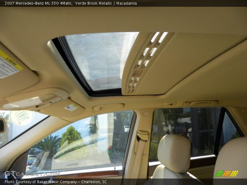 Verde Brook Metallic / Macadamia 2007 Mercedes-Benz ML 350 4Matic