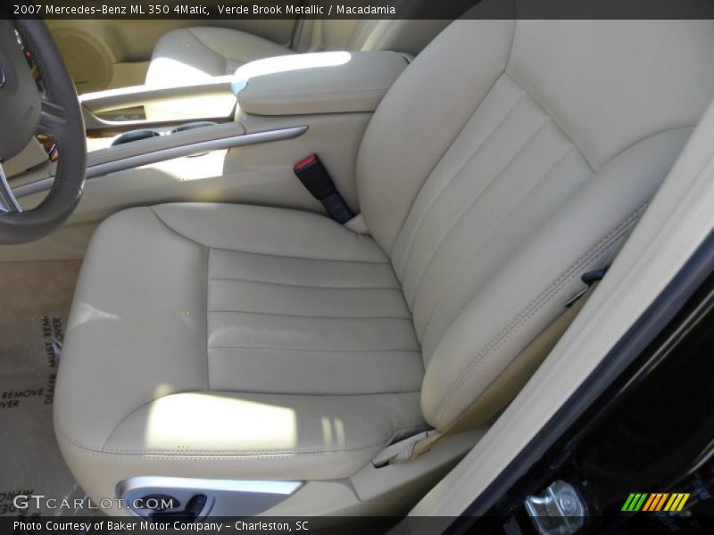 Verde Brook Metallic / Macadamia 2007 Mercedes-Benz ML 350 4Matic