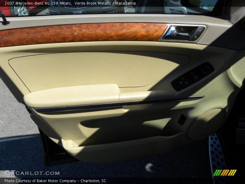 Verde Brook Metallic / Macadamia 2007 Mercedes-Benz ML 350 4Matic