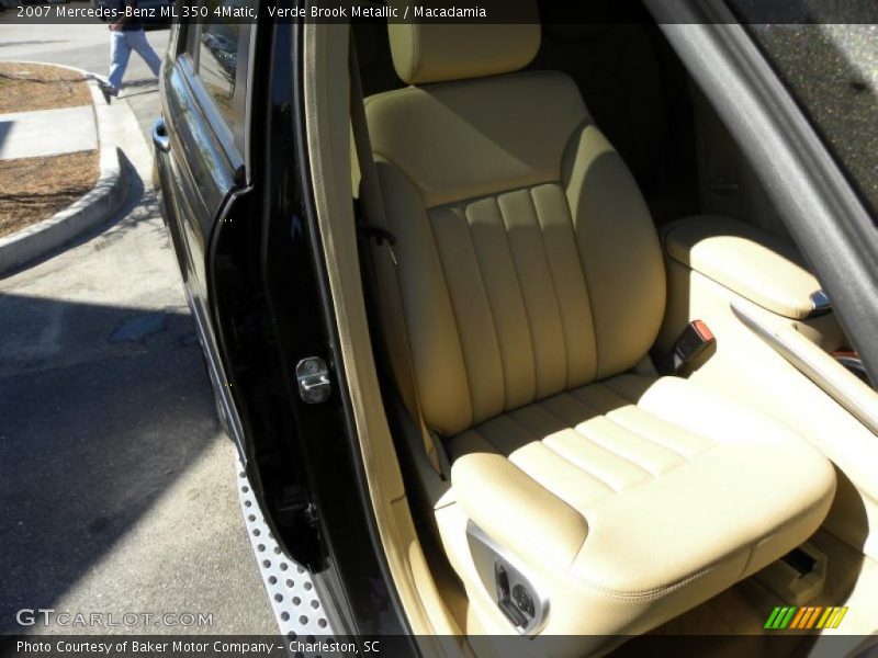 Verde Brook Metallic / Macadamia 2007 Mercedes-Benz ML 350 4Matic