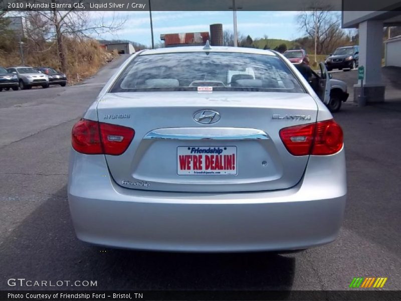 Liquid Silver / Gray 2010 Hyundai Elantra GLS