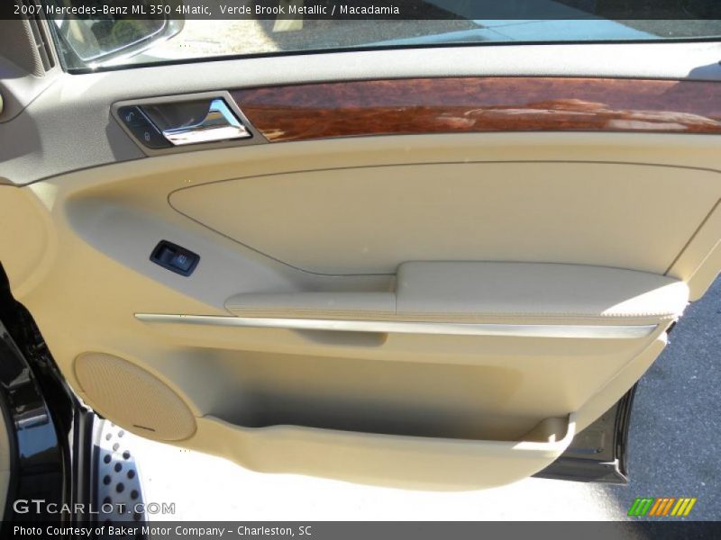 Verde Brook Metallic / Macadamia 2007 Mercedes-Benz ML 350 4Matic
