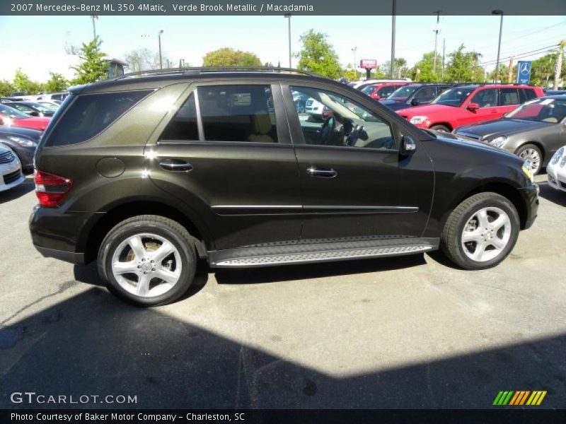 Verde Brook Metallic / Macadamia 2007 Mercedes-Benz ML 350 4Matic