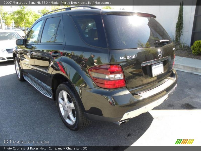 Verde Brook Metallic / Macadamia 2007 Mercedes-Benz ML 350 4Matic