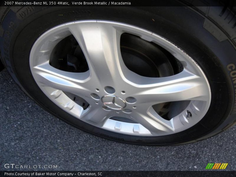 Verde Brook Metallic / Macadamia 2007 Mercedes-Benz ML 350 4Matic