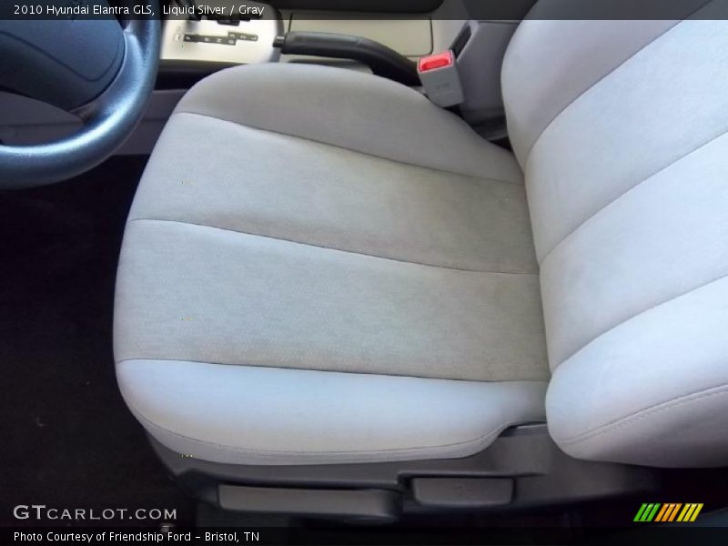 Liquid Silver / Gray 2010 Hyundai Elantra GLS