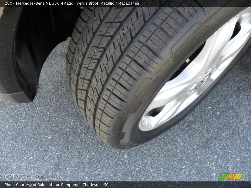 Verde Brook Metallic / Macadamia 2007 Mercedes-Benz ML 350 4Matic