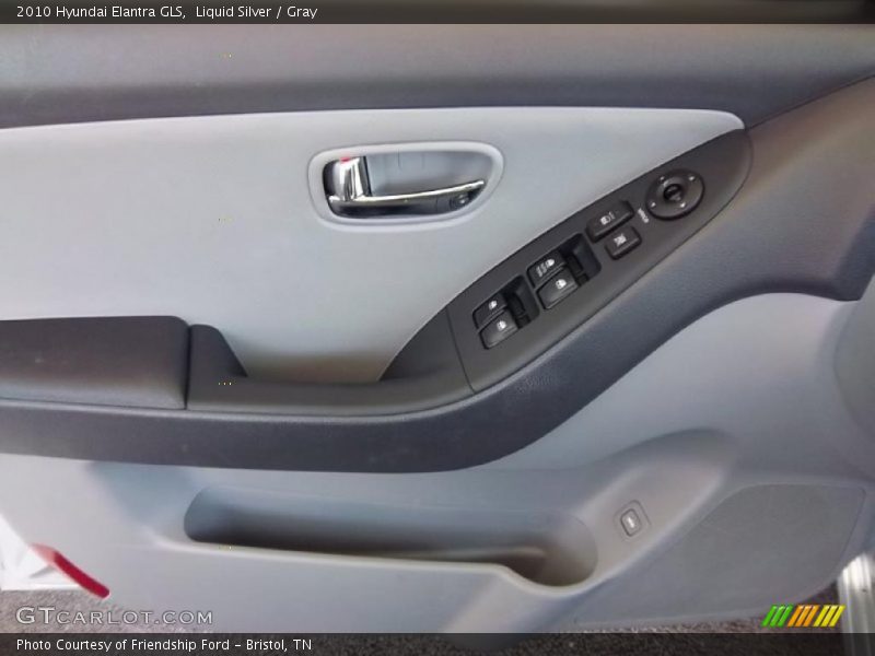 Liquid Silver / Gray 2010 Hyundai Elantra GLS