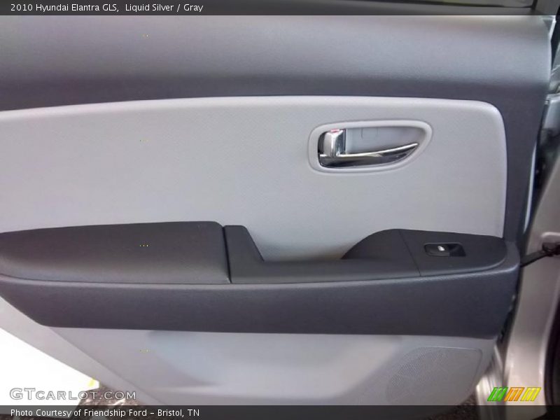 Liquid Silver / Gray 2010 Hyundai Elantra GLS
