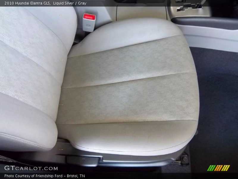 Liquid Silver / Gray 2010 Hyundai Elantra GLS