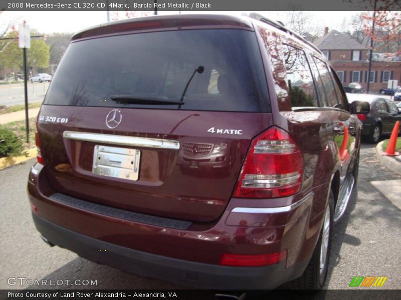 Barolo Red Metallic / Black 2008 Mercedes-Benz GL 320 CDI 4Matic