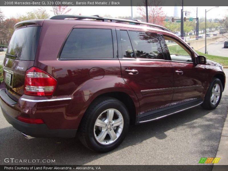 Barolo Red Metallic / Black 2008 Mercedes-Benz GL 320 CDI 4Matic