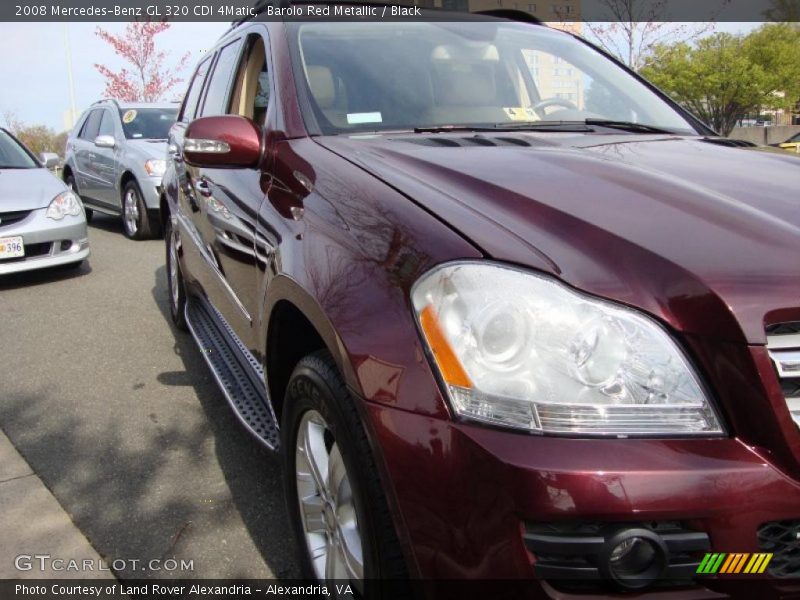 Barolo Red Metallic / Black 2008 Mercedes-Benz GL 320 CDI 4Matic