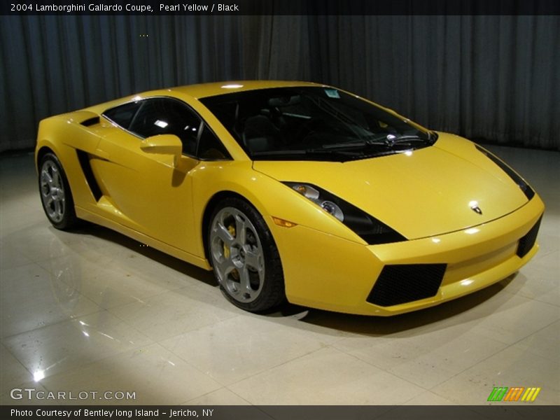 Pearl Yellow / Black 2004 Lamborghini Gallardo Coupe