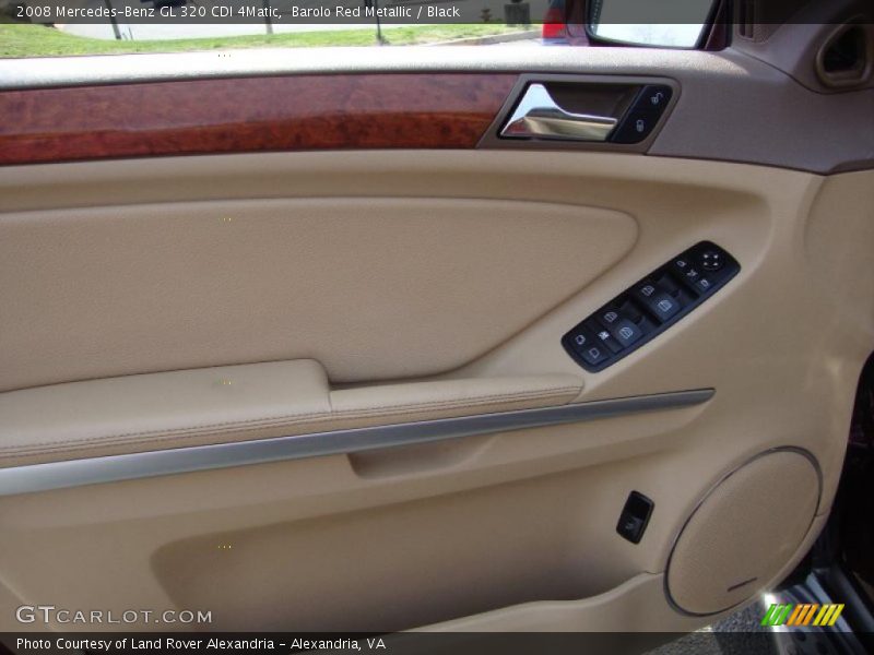 Barolo Red Metallic / Black 2008 Mercedes-Benz GL 320 CDI 4Matic