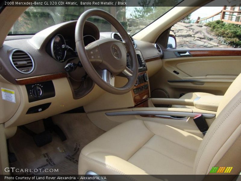 Barolo Red Metallic / Black 2008 Mercedes-Benz GL 320 CDI 4Matic